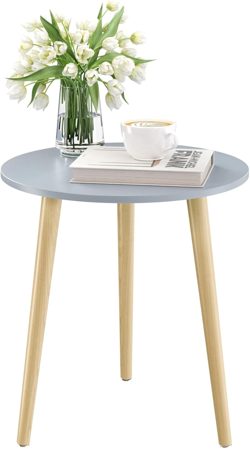 Side Tables End Table Bedroom Dark Brown Round Side Table Nightstand Bedside