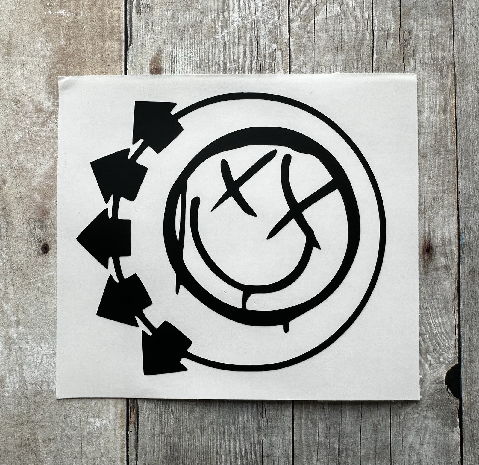 Blink 182 Smile Logo Premium Vinyl Decal