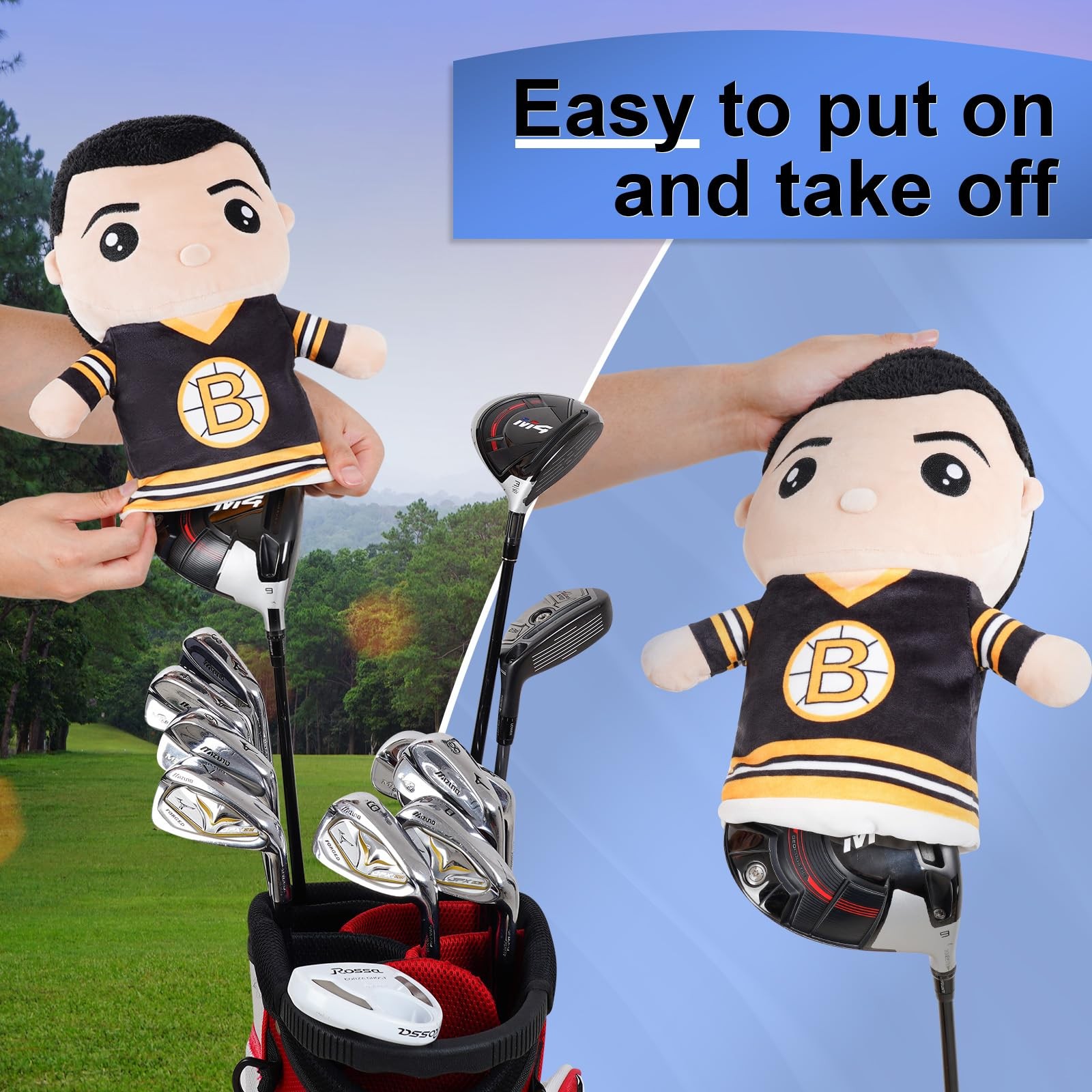 Funny Driver Headcover, Golf Headcovers for Driver, Golf Gift Golf Head Cover...