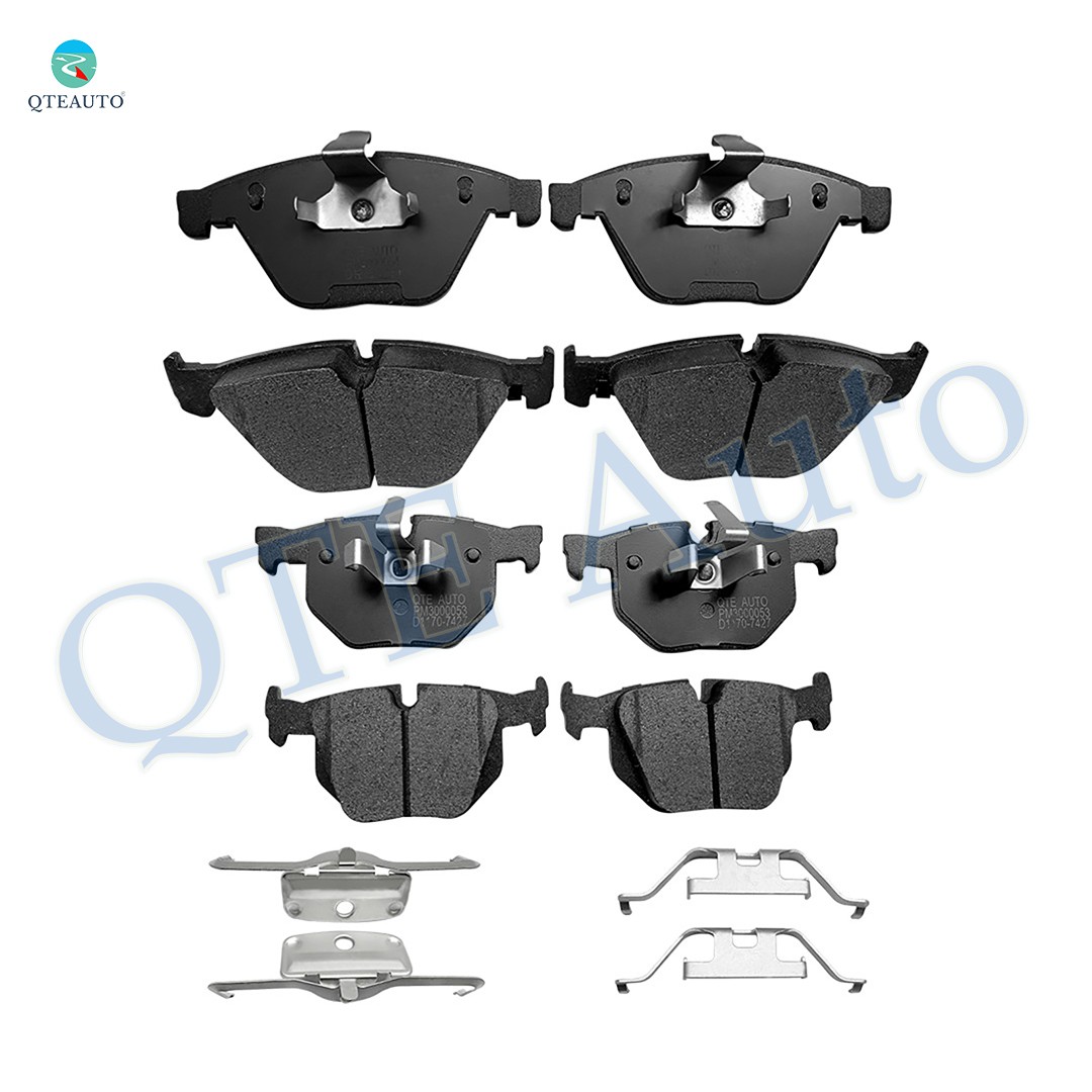 Set of 8 Front-Rear Ceramic Brake Pad Kit For 2007-2013 BMW 335I Base