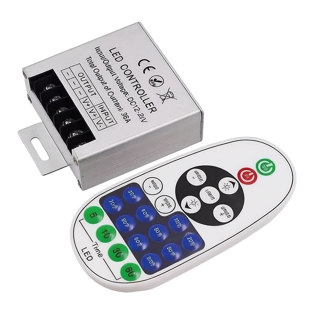 23 Button LED Controller Aluminum Enclosure DC12 to 24V 36A Load Support