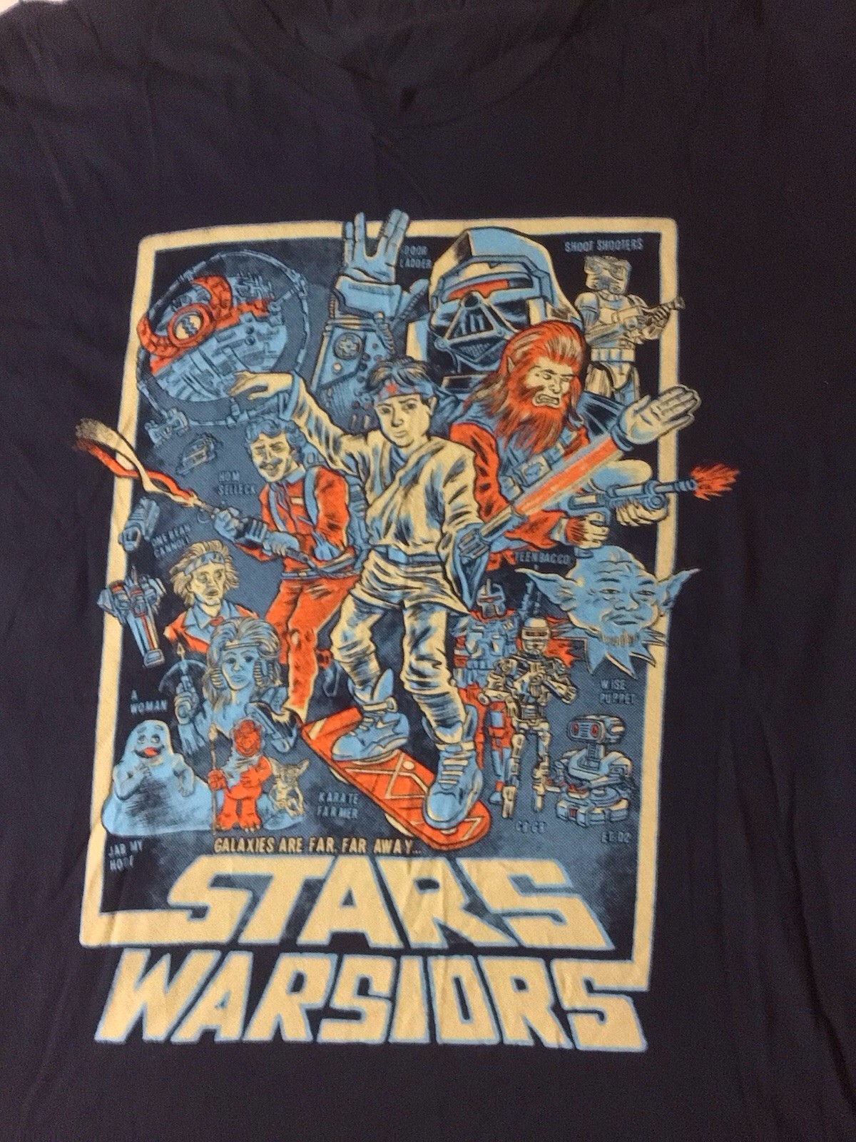 Stars Warsiors Star Wars Parody T-shirt Glorp Gum XL