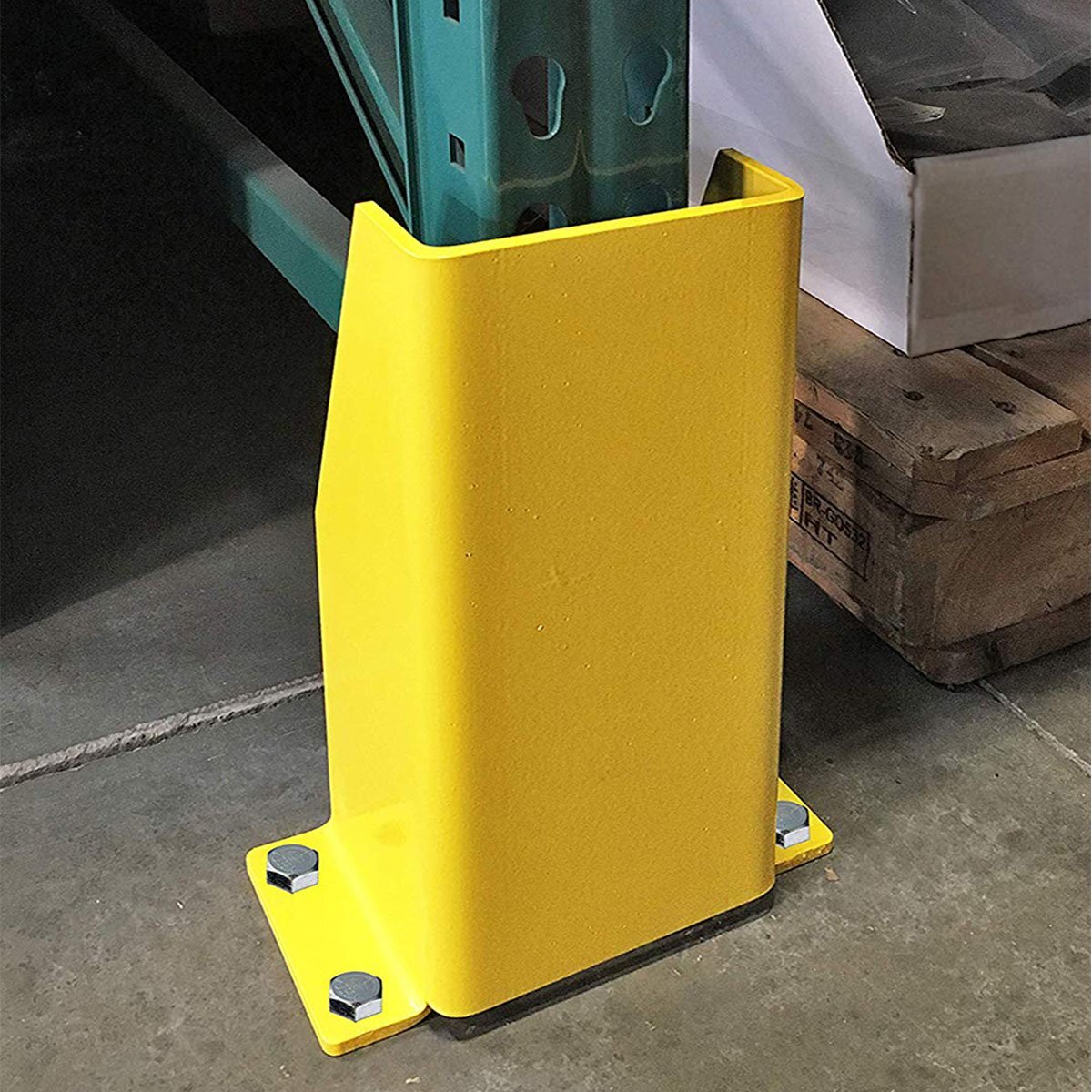 Electriduct Steel Pallet Rack Frame Guard Post Protectors