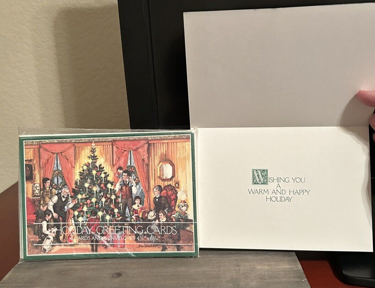 Avon Holiday Greeting Cards and Envelopes - Set of 6 - 1980's