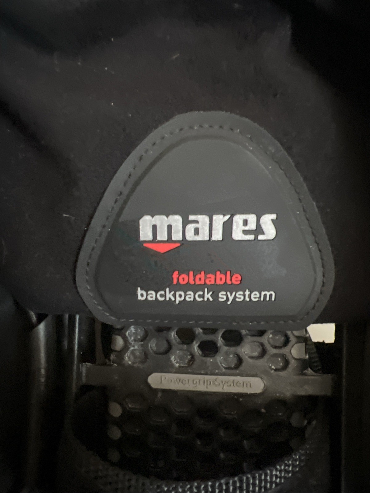 Mares Foldable Backpack System Diving Backpack S XS BC Scuba Excellent Condition