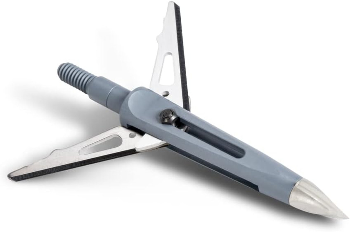 Killzone 2 Blade Rear-Deploying Bow Hunting Mechanical Broadheads with 2" Cuttin