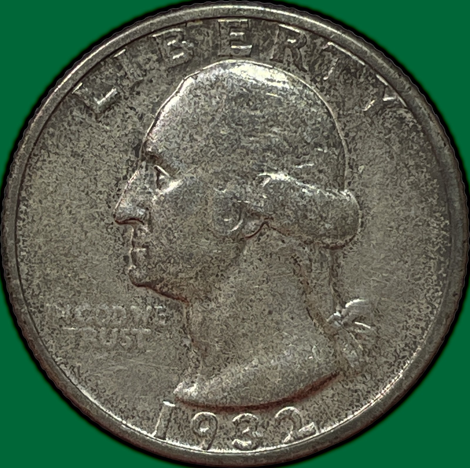 1932-S Washington Quarter Silver Choice Almost Uncirculated AU+ Coin #28742
