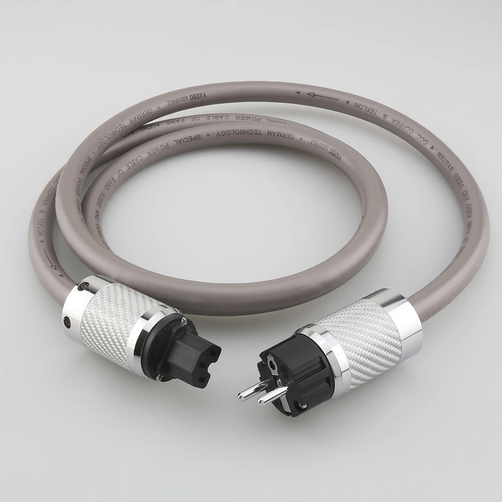 Yarbo SP1100PW Power Cord Cable 12AWG EU Audiophile Power Cable