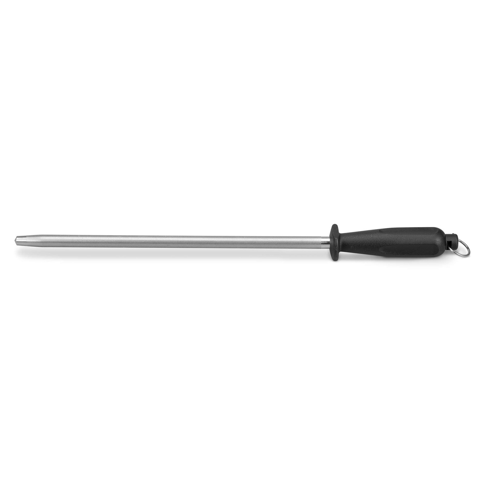 10" Diamond Steel Knife Sharpener, Professional Sharpening Tool, Black