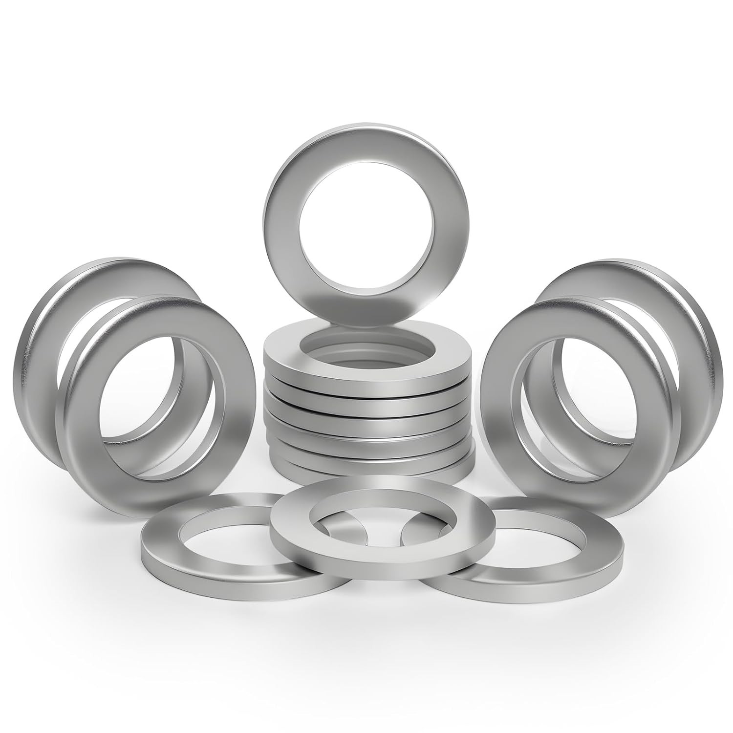 50PCS Aluminum M12 Crush Washer Oil Drain Plug Gasket Washer fit for Toyota T