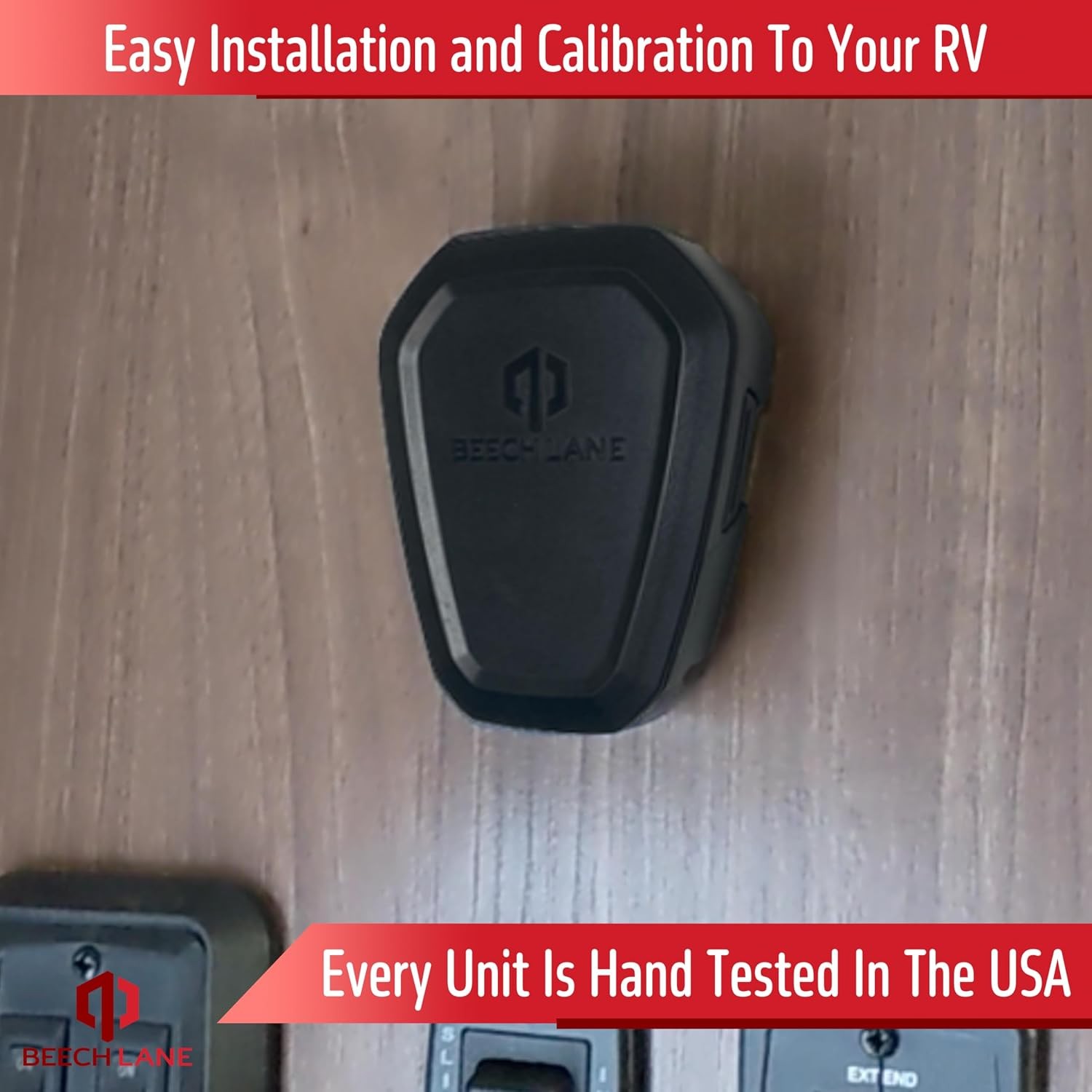 Wireless RV Leveling System, Made in the USA, User-Friendly Black