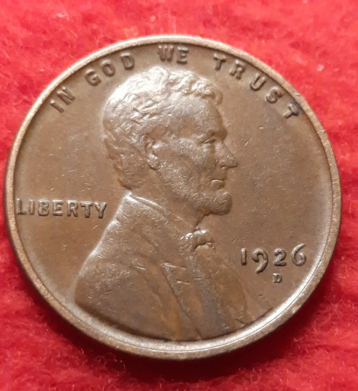 1926 D  Lincoln Wheat Cent Album #6