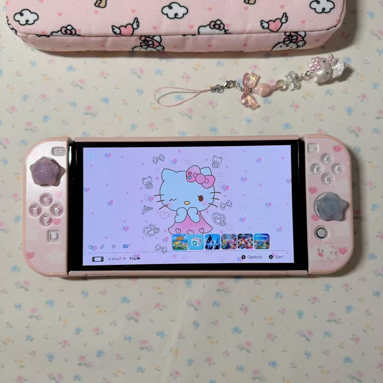 Cute custom switch replacement buttons set