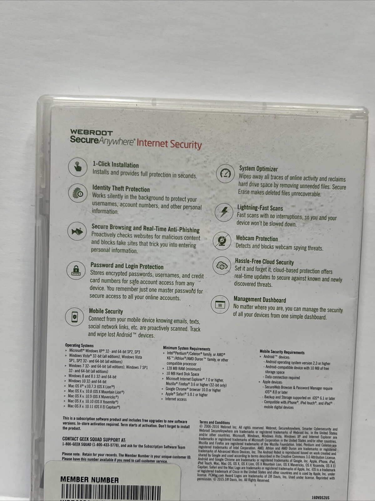 Webroot Secure Anywhere Internet Security