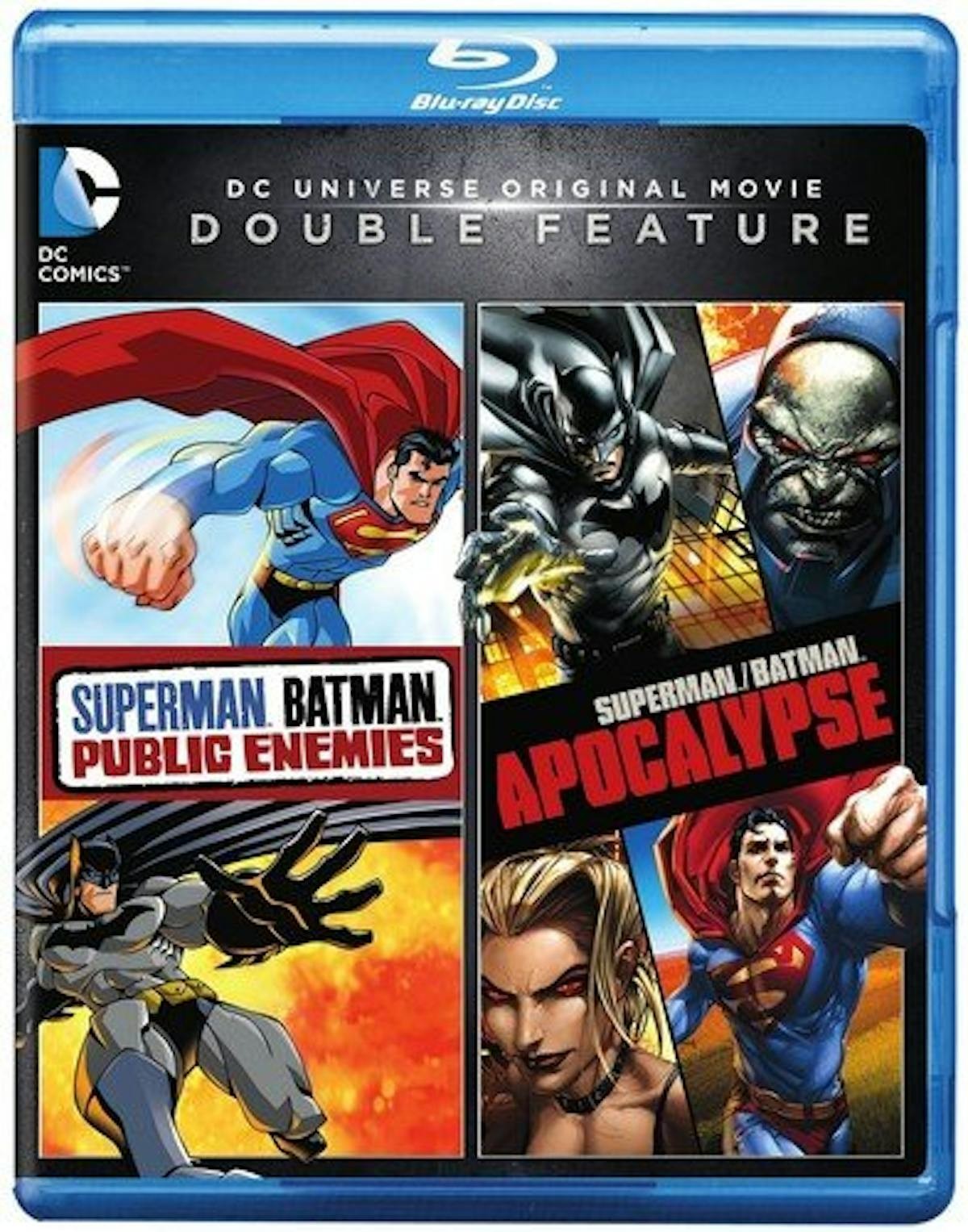 DCU Superman / Batman Public Enemies / DCU Superman / Batman Apocalypse Blu-ra