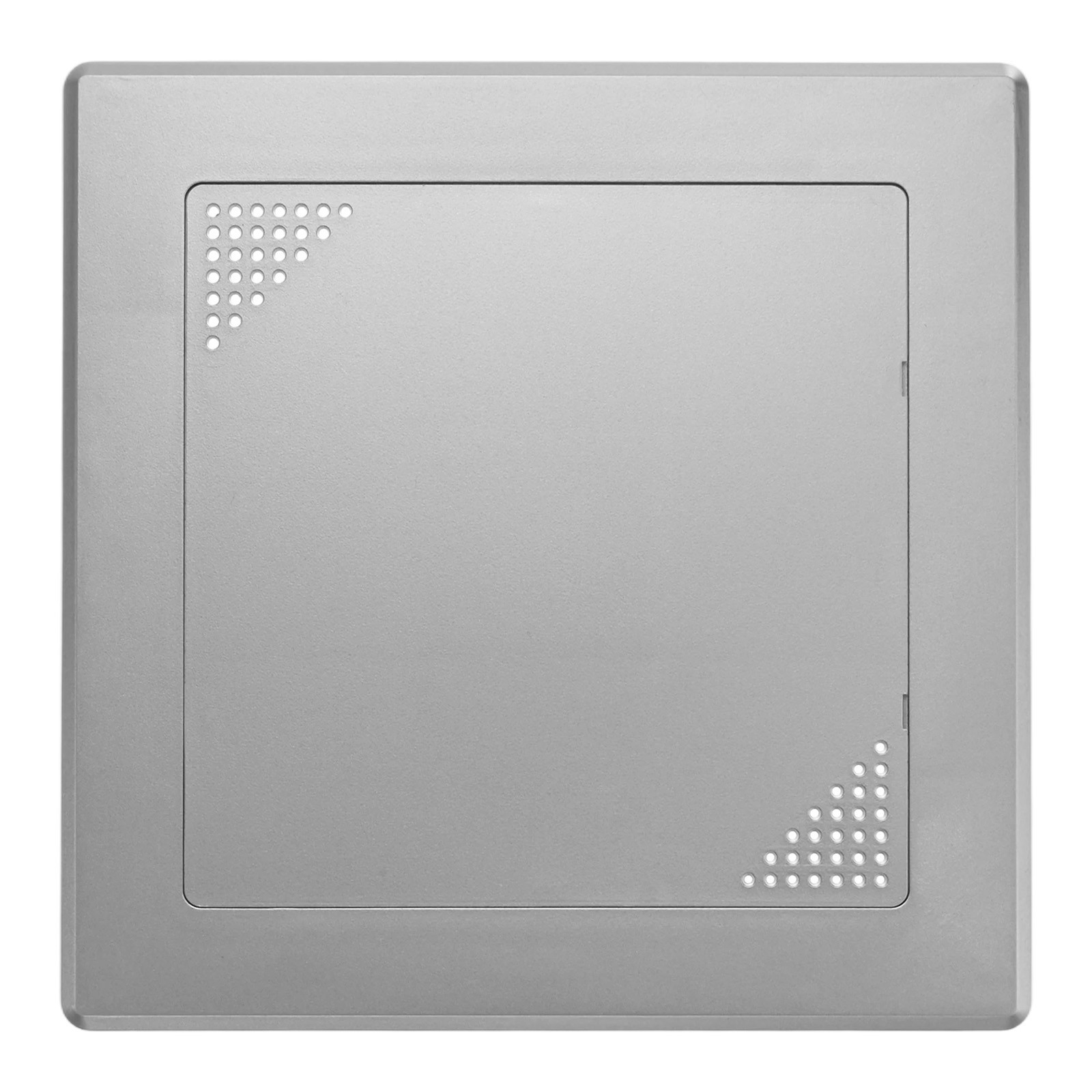 1-Pack Access Panel for Drywall, 6x6" Plastic Removable [Grey, Vented Square]