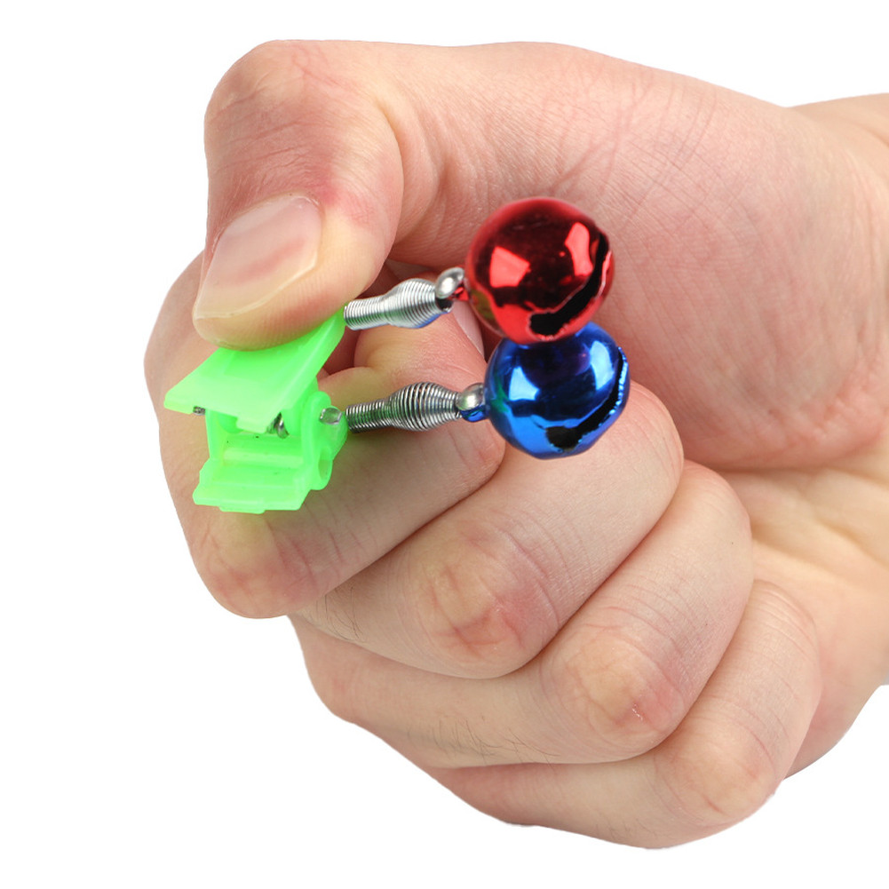 Fishing Alarm Bells 10 Pieces High Sensitivity Clip Bells for Fishing For Rod
