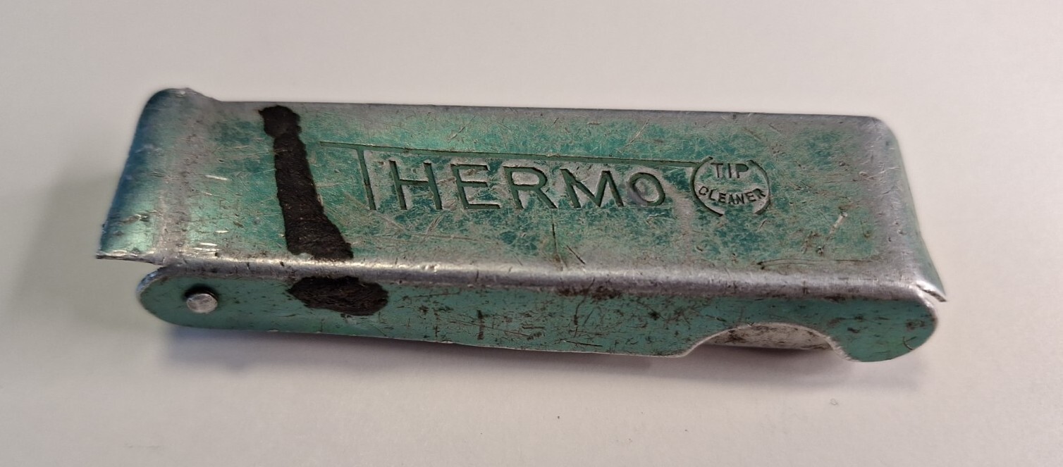 Vintage Thermo Welding Tip Green Cleaners