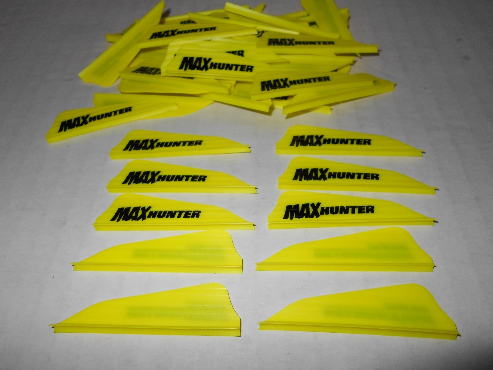 100 AAE Max Hunter 2.1" YELLOW Vanes arizona archery equipment arrow fletching