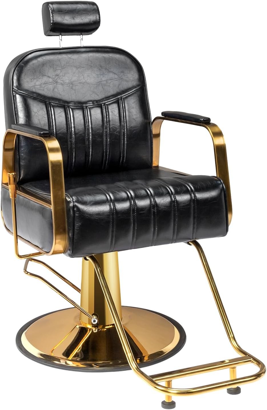 Hydraulic Recline Barber Chair Salon Beauty Hair Styling Chair 360 Degree Swivel