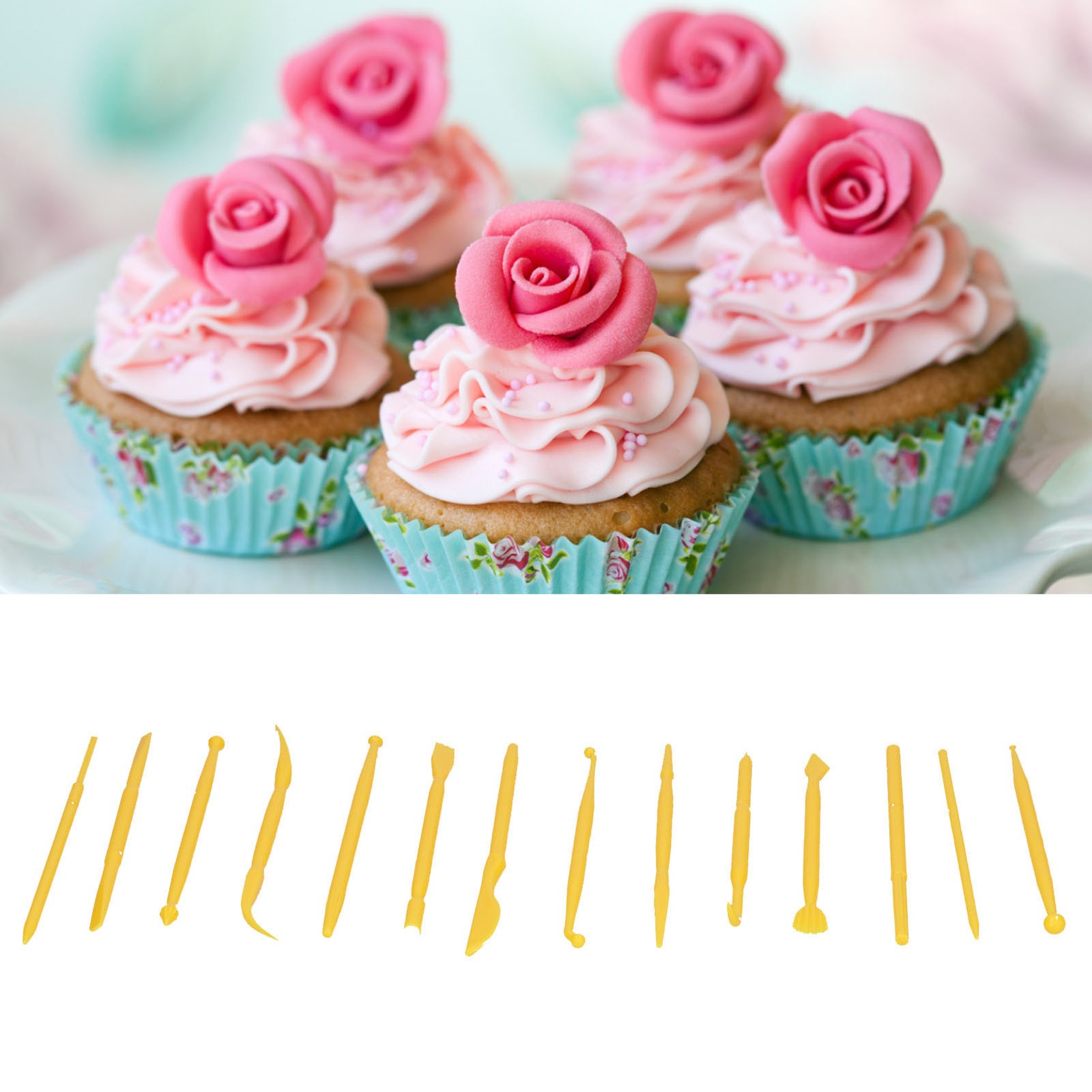 14PCS Clay Modeling Tools For Sculpting And Shaping Cake Decor