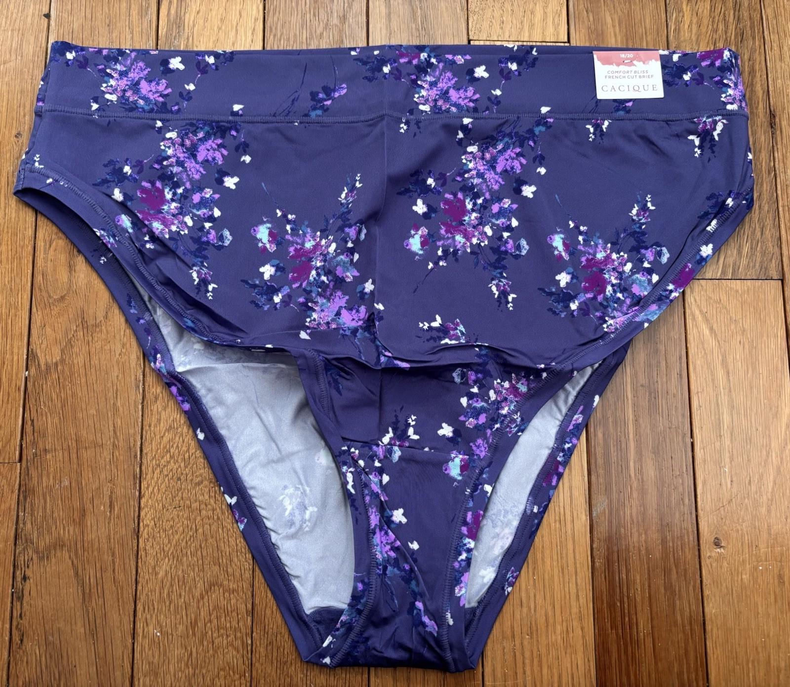 Plus Size 18/20 Lane Bryant Cacique Comfort Bliss French Cut Brief Panty Grape