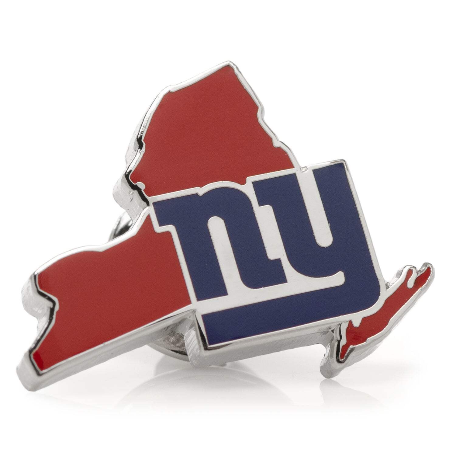 NFL New York Giants State Shaped Lapel Pin