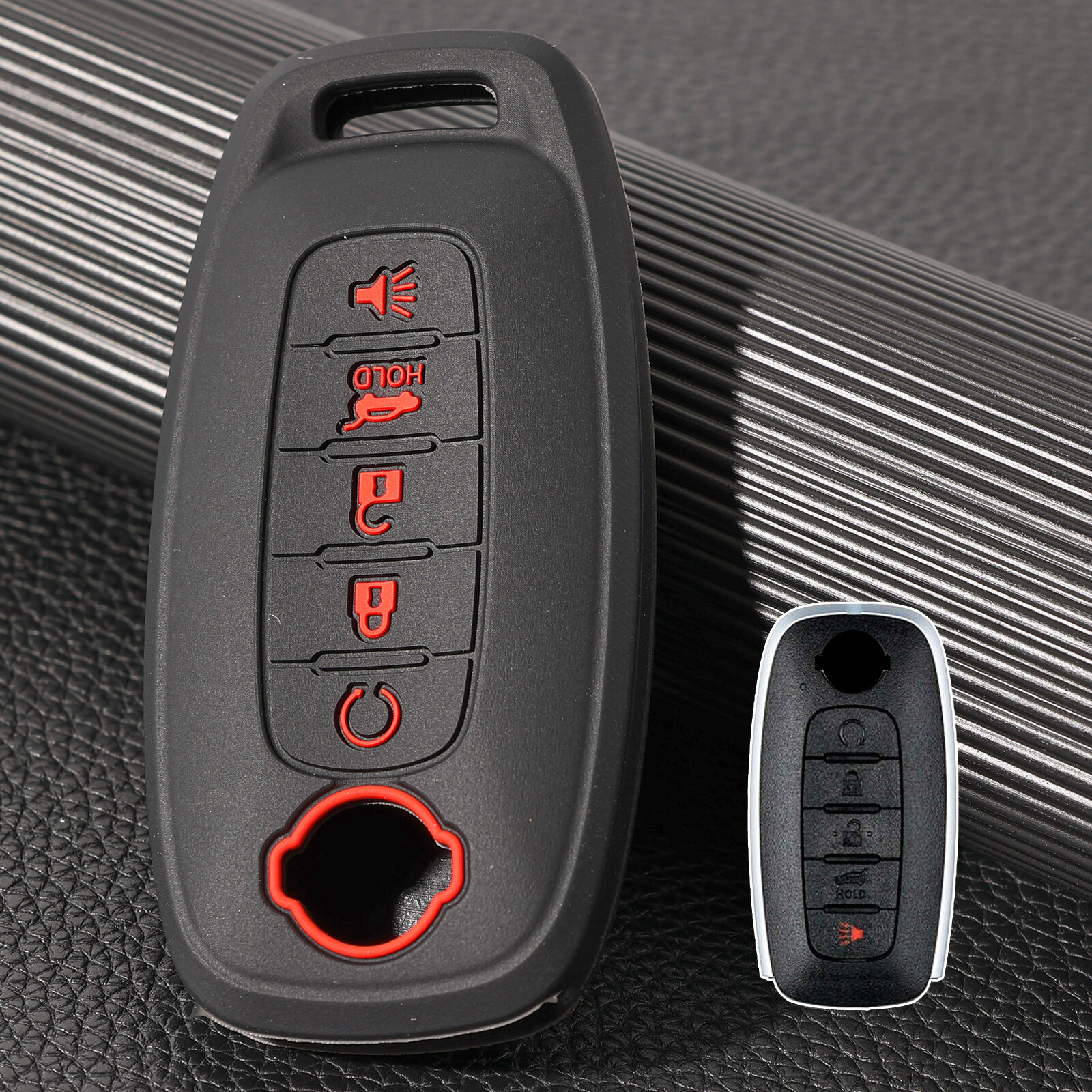 Remote 5 Button Key Cover Fob Case For Nissan Pathfinder Rogue Juke Altima Cube