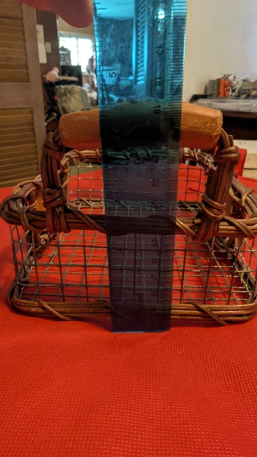 Vintage Rustic Vineyard-Style Serving Basket