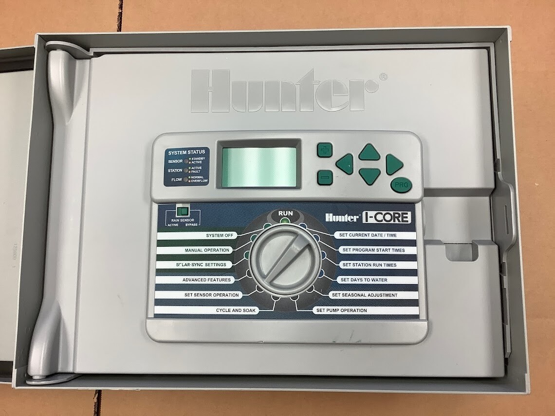 Hunter I-Core IC-600-M Sprinkler Irrigation Timer Controller 18-Station Zone