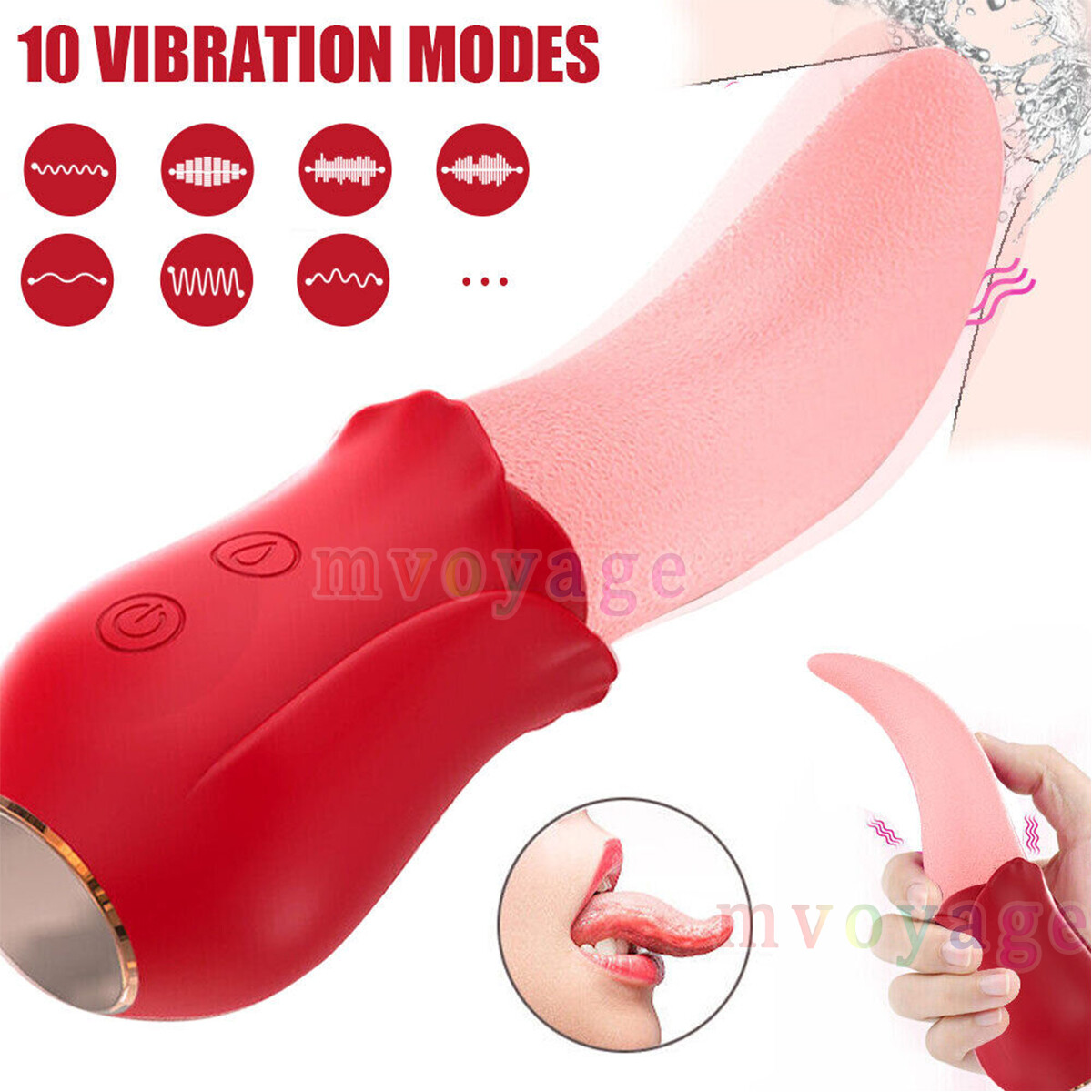 10 Speed Vibrater Massager Wand Personal Hand Held Powerful Waterproof for Women