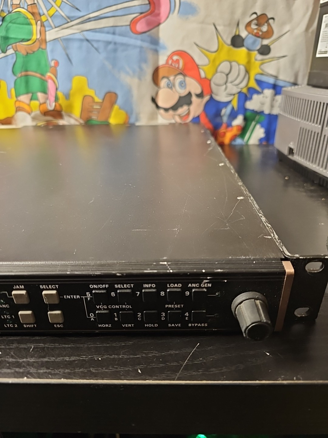 Evertz HD9010TM HD Time Code Master Reader Generator System LTC ATC 2x PS Untest