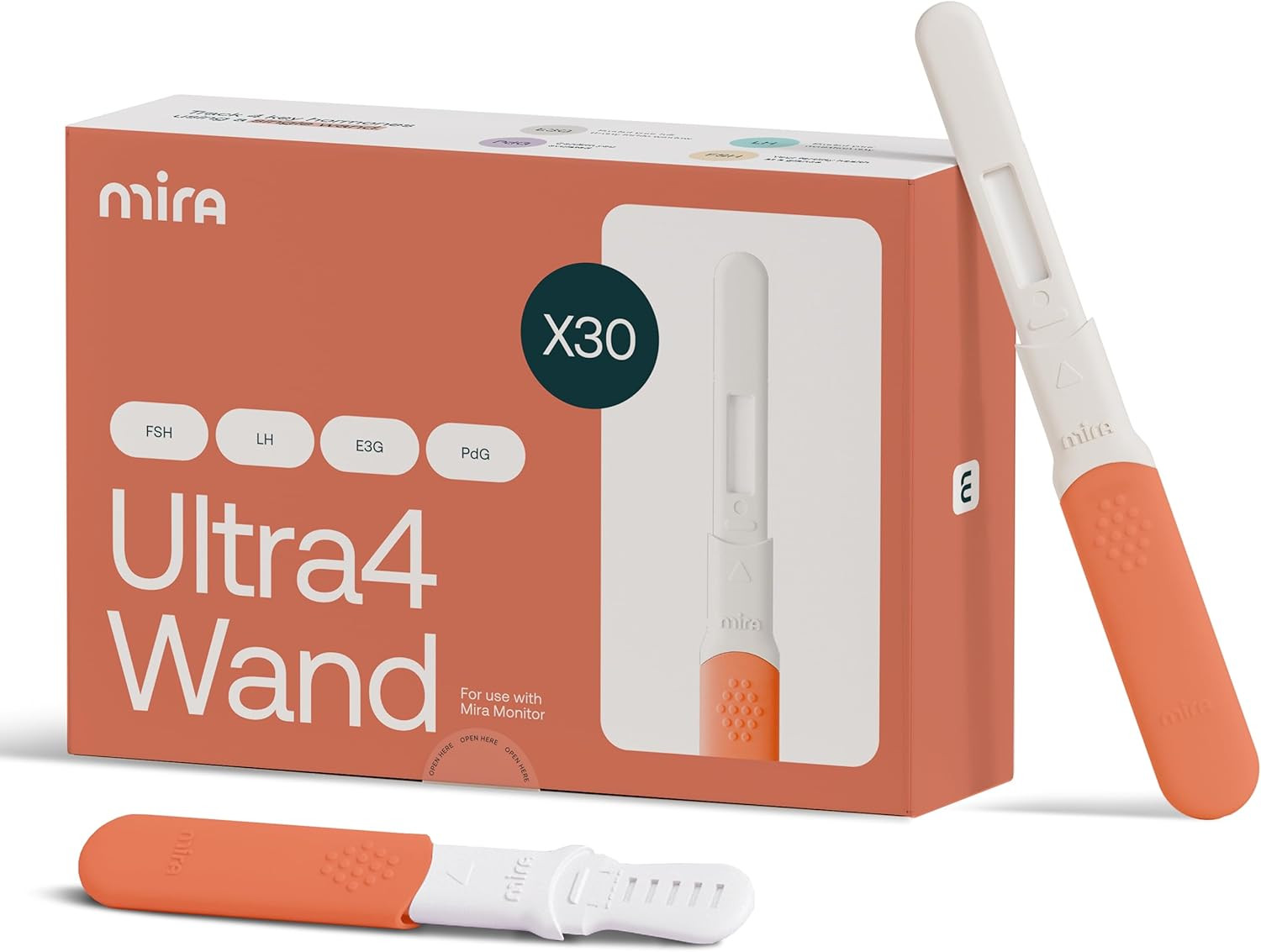Ultra4 Wands, Track 4 Key Fertility Hormones LH, Pdg, E3G, and FSH for Family Pl