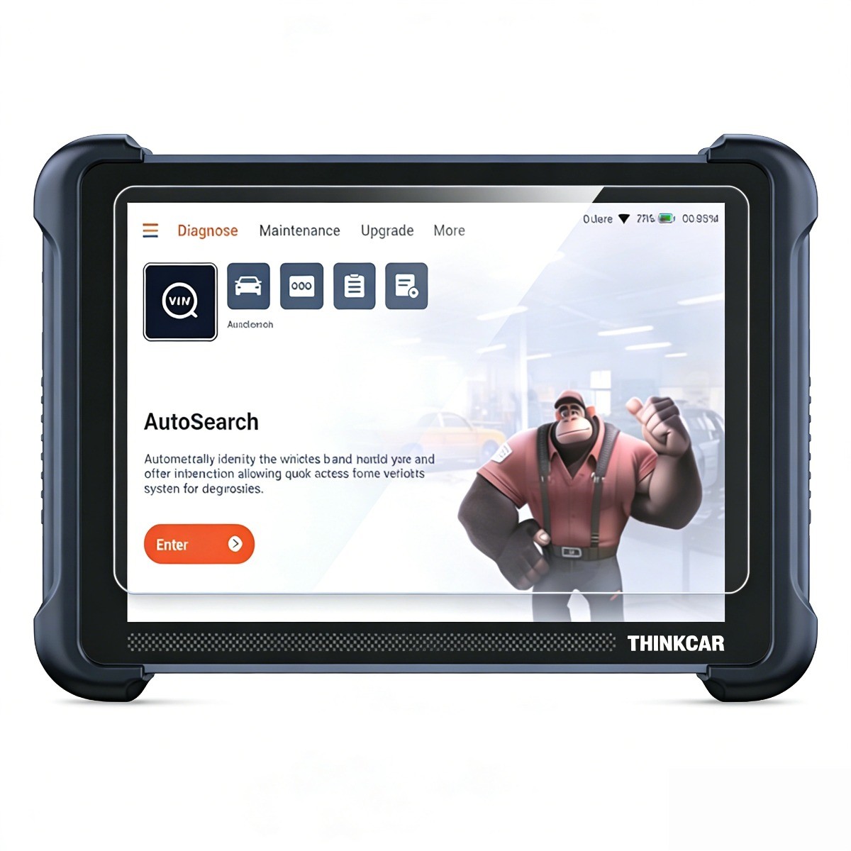 ThinkScan 689BT Car OBD2 Diagnostic Tool Tempered Glass Screen Protector 8inch