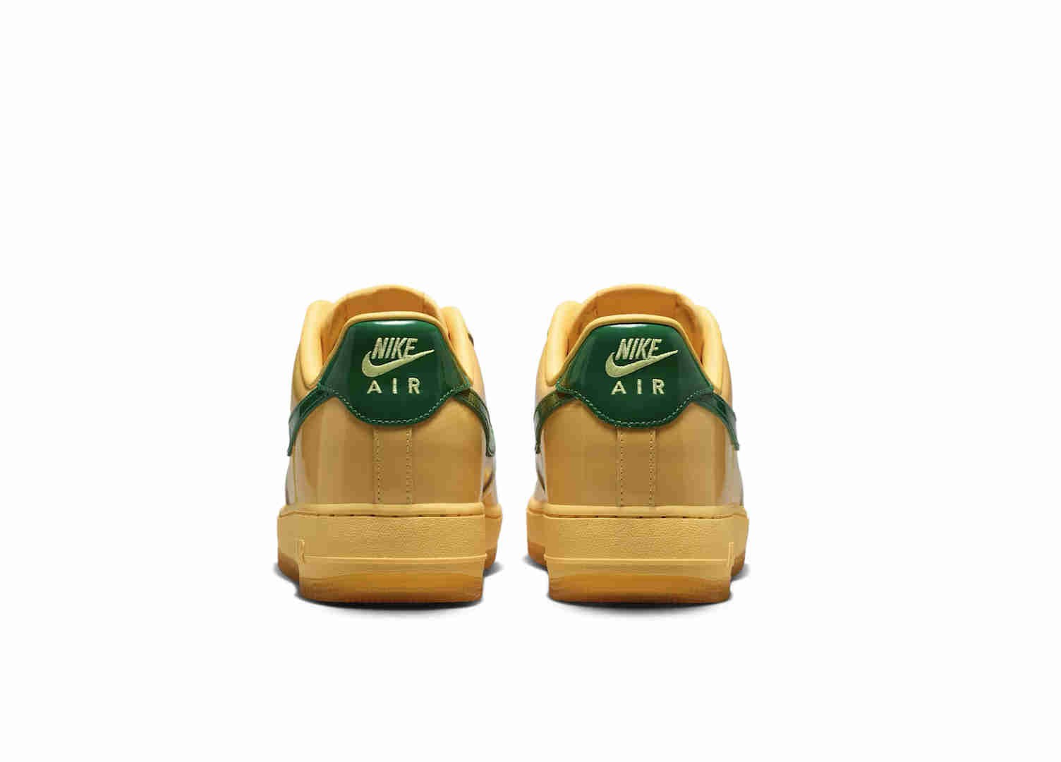 Nike Air Force 1 Low Patent Leather Topaz Gold IO4489-700 Men Size