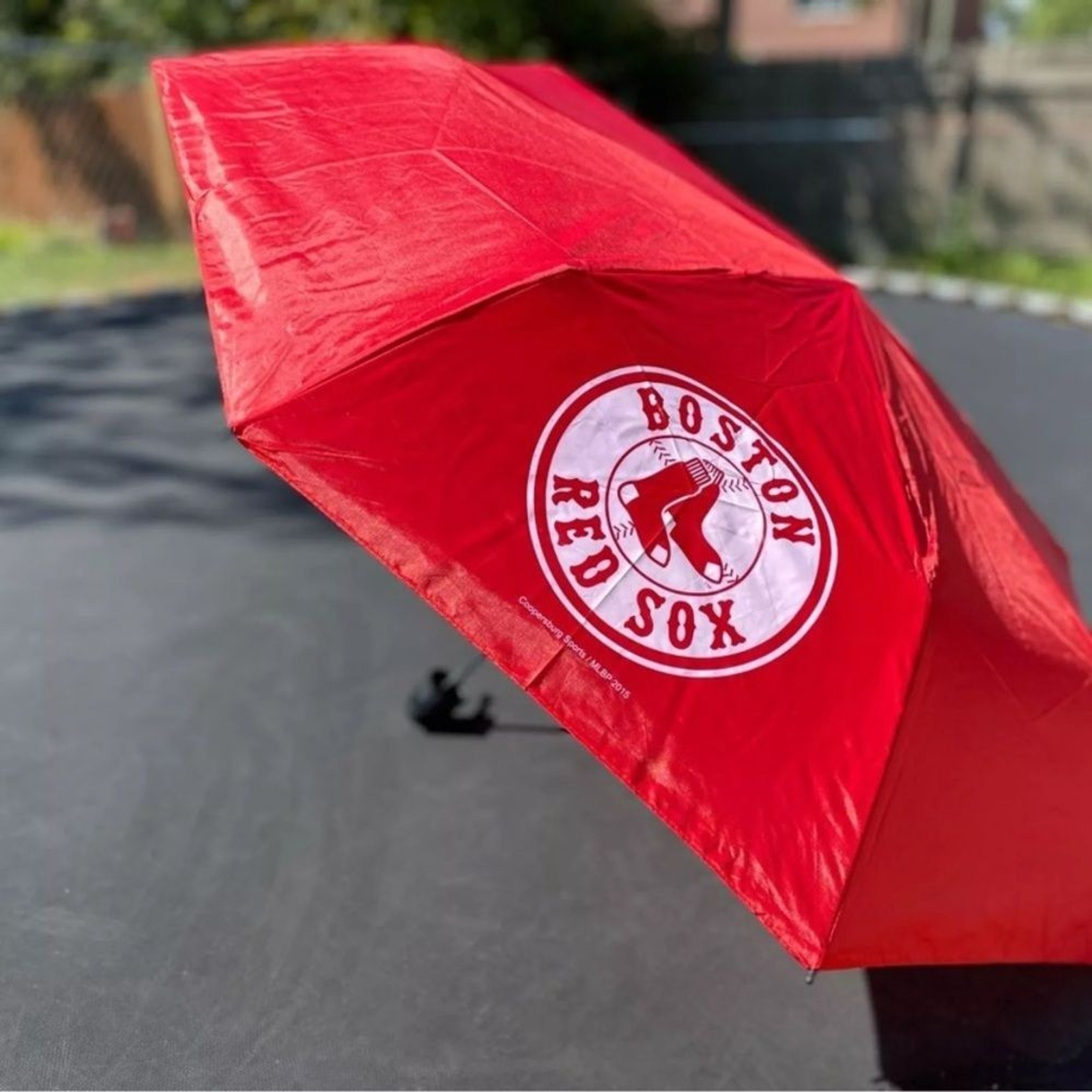 Boston Red Sox Umbrella, Mini Folding, MLB, 42", Sun/Rain Protection, New