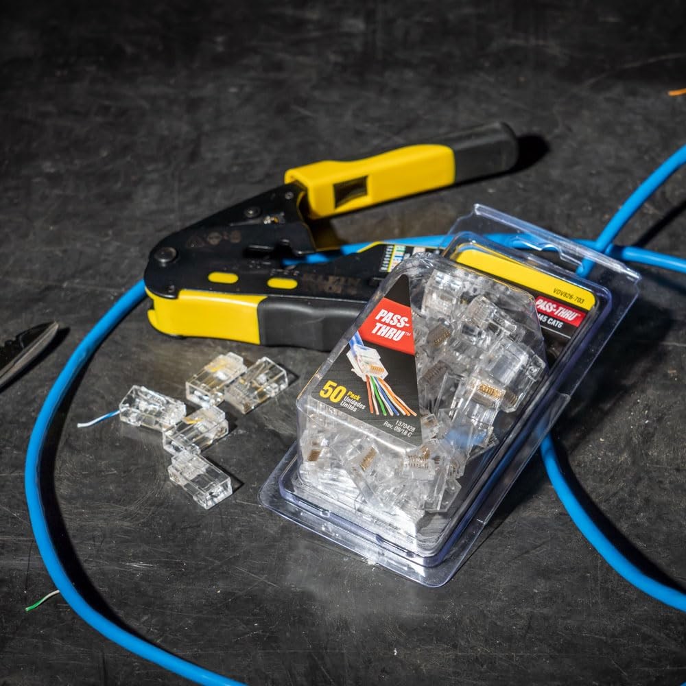 Klein Tools 80085 VDV LAN Cable and Wire Tester Kit for Pass-Thu Black