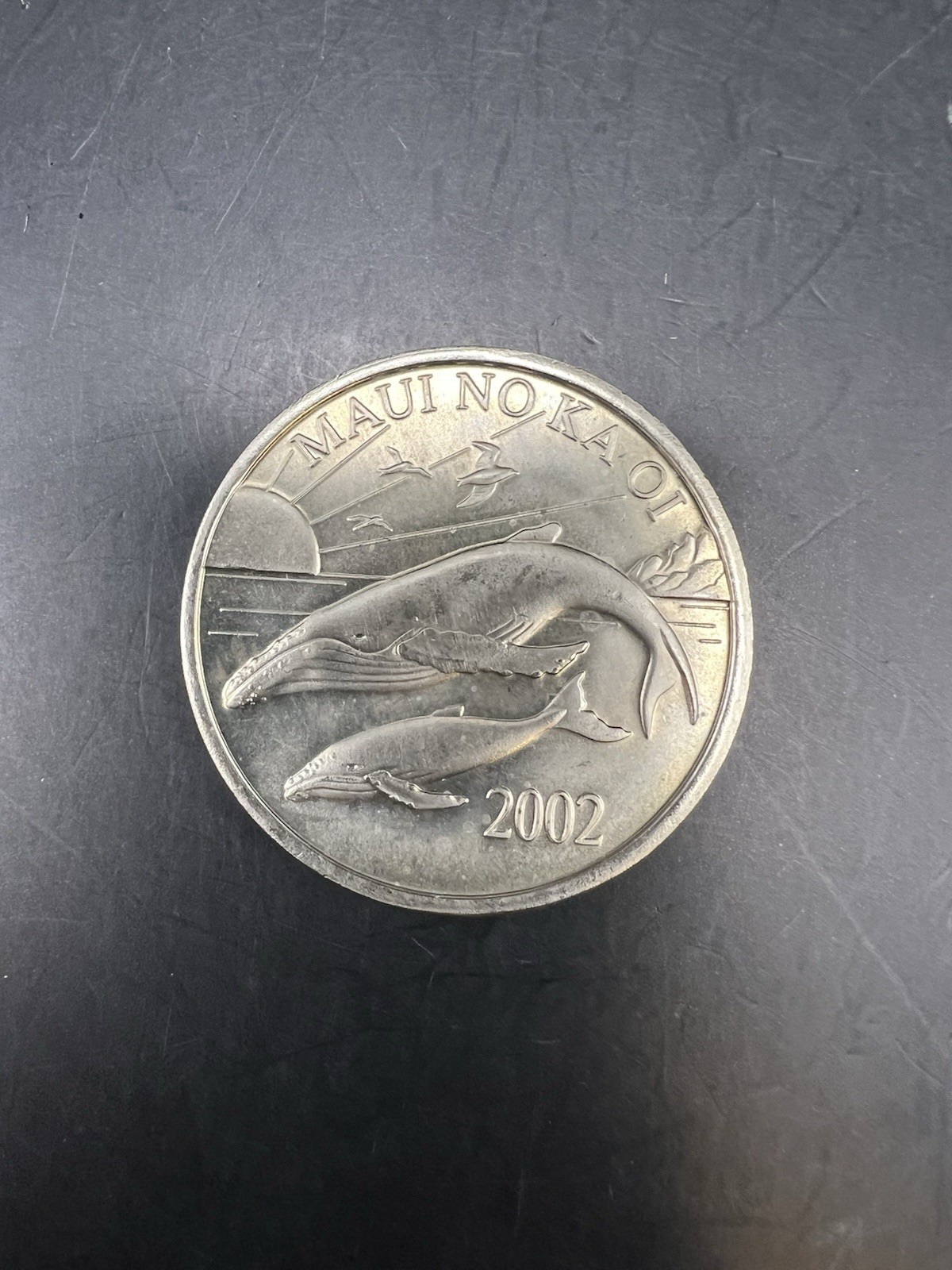 2002 MAUI NO KA OI One Maui Trade Dollar - The Valley Isle - Coin