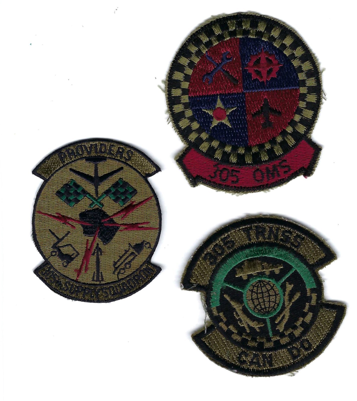 PATCH USAF 305TH TRNSS SUPPLY OMS      B7-24