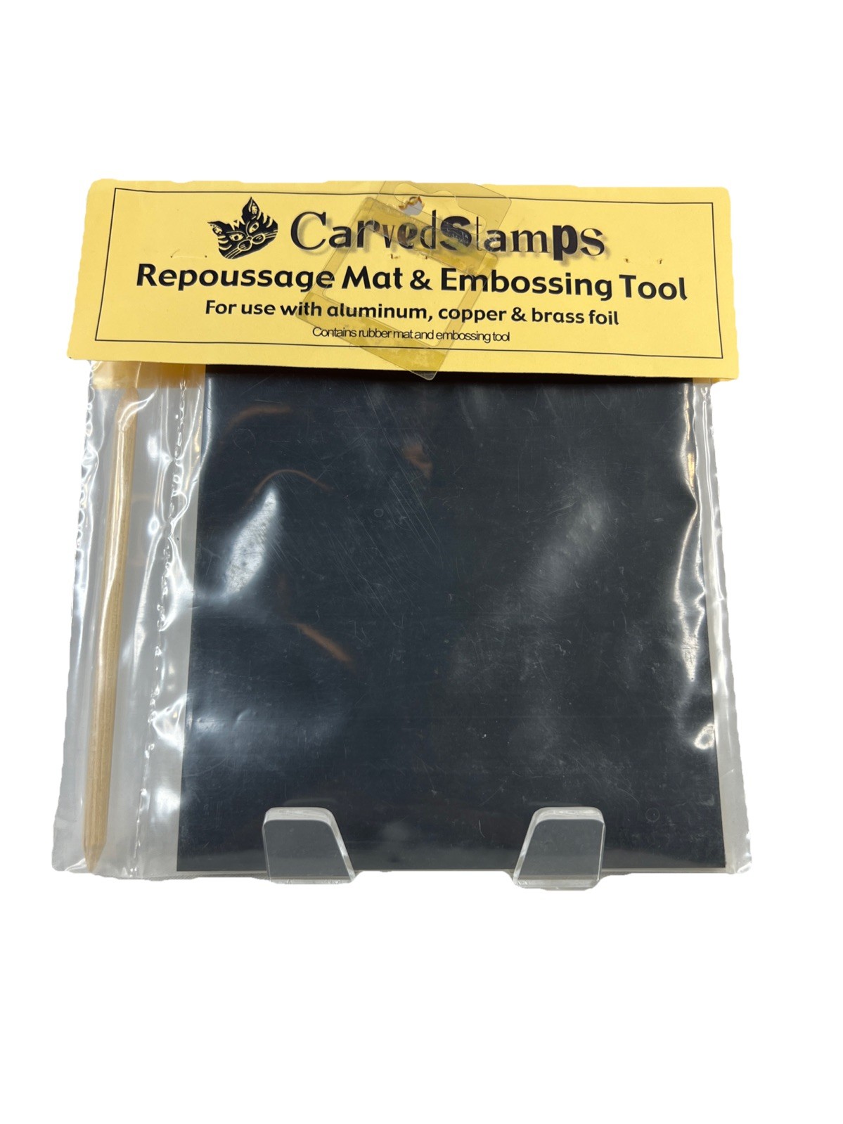 Repoussage Mat & Wood Embossing Tool Used On Aluminum Brass & Copper Foil