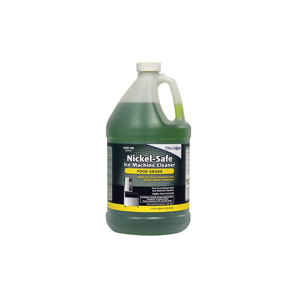 NU-CALGON 4287-08 Ice Machine Cleaner,1 gal.,Green 22NV29
