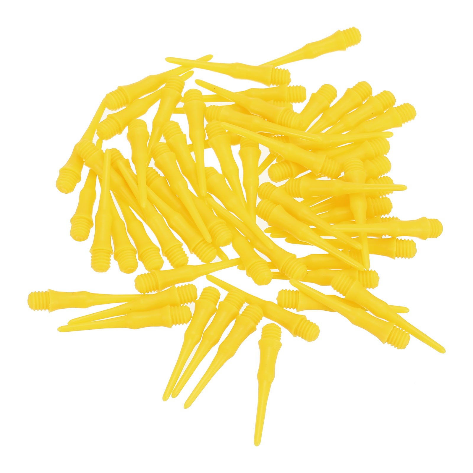 90Pcs 2BA Thread Plastic Soft Dart Tips Replacement Dart Accessories, Yellow