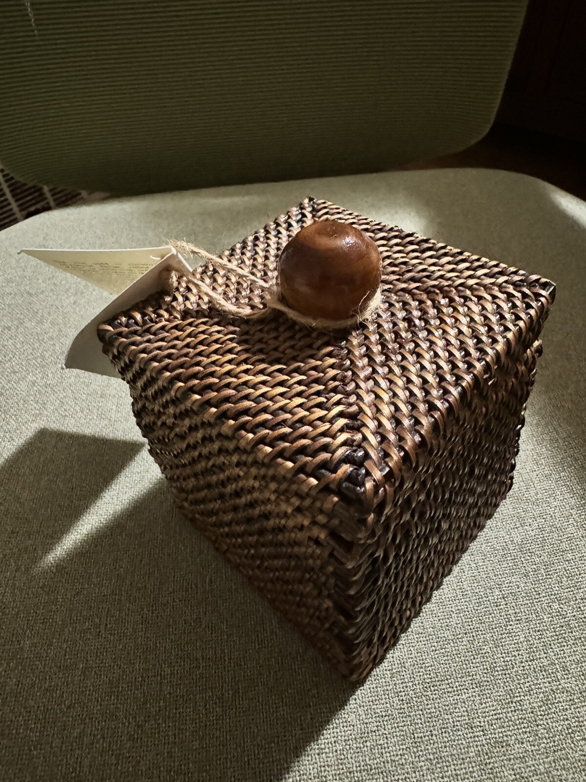 Calais Woven Lidded Box NWT