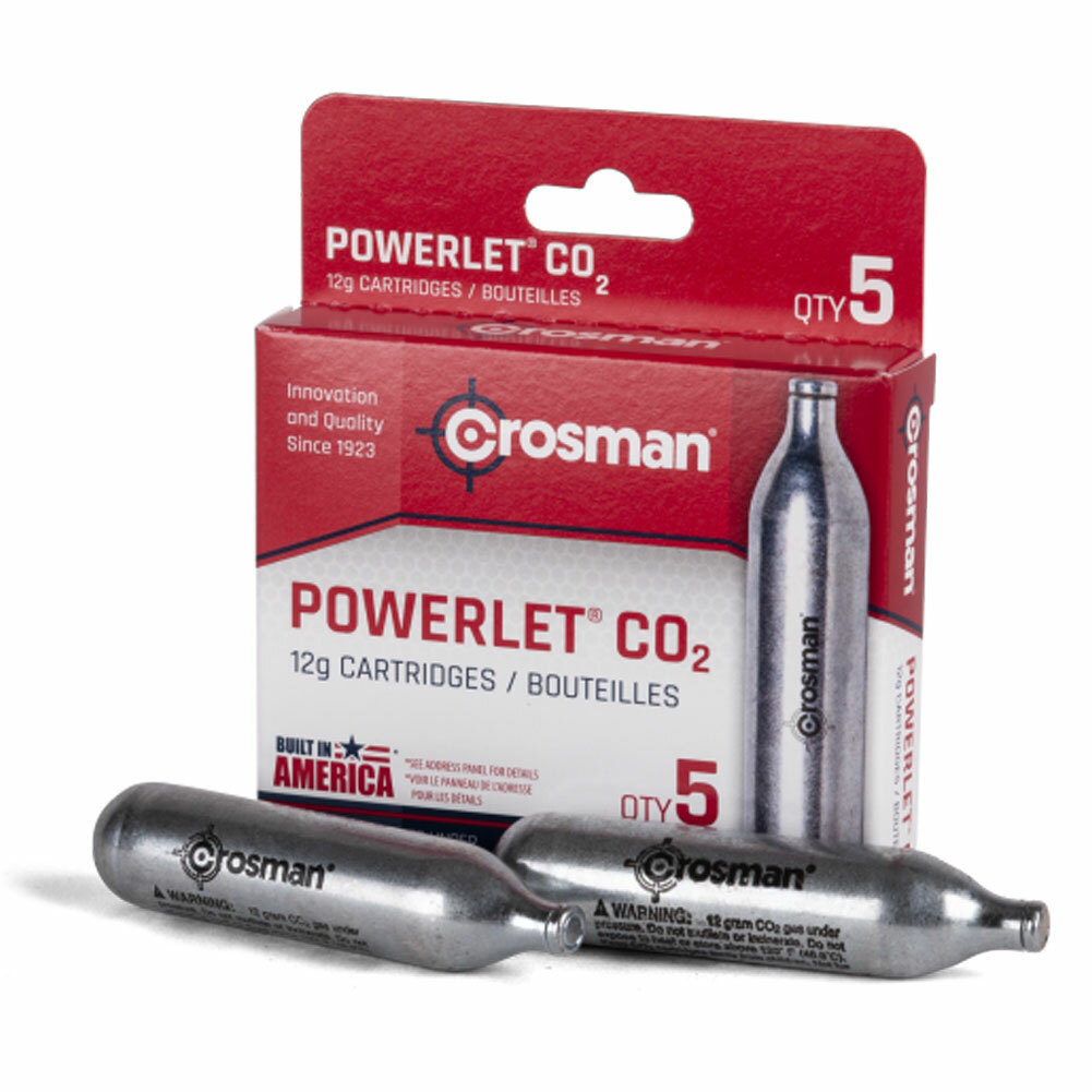 CROSMAN Powerlet CO2 5-Pack Cartridges (231B)