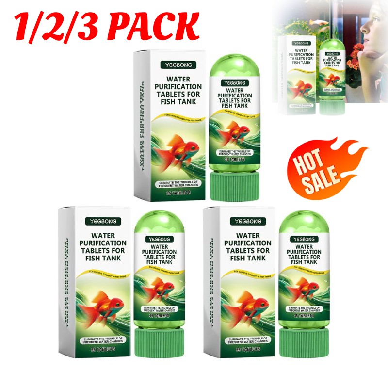 Powerful Aquarium Water Purification Tablet For Fish 35 ets Tank SafeGreen H OT
