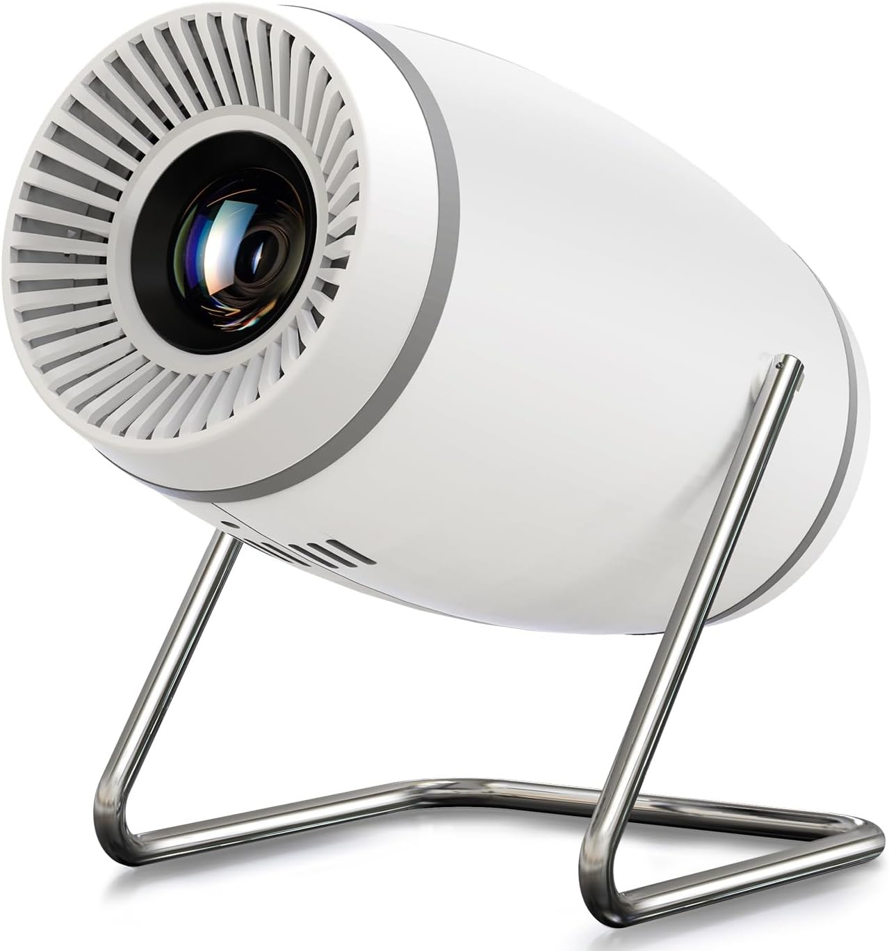Mini Portable Projector 4K 1080P 180° Rotatable for HDMI/Smartphone/PC/Laptop