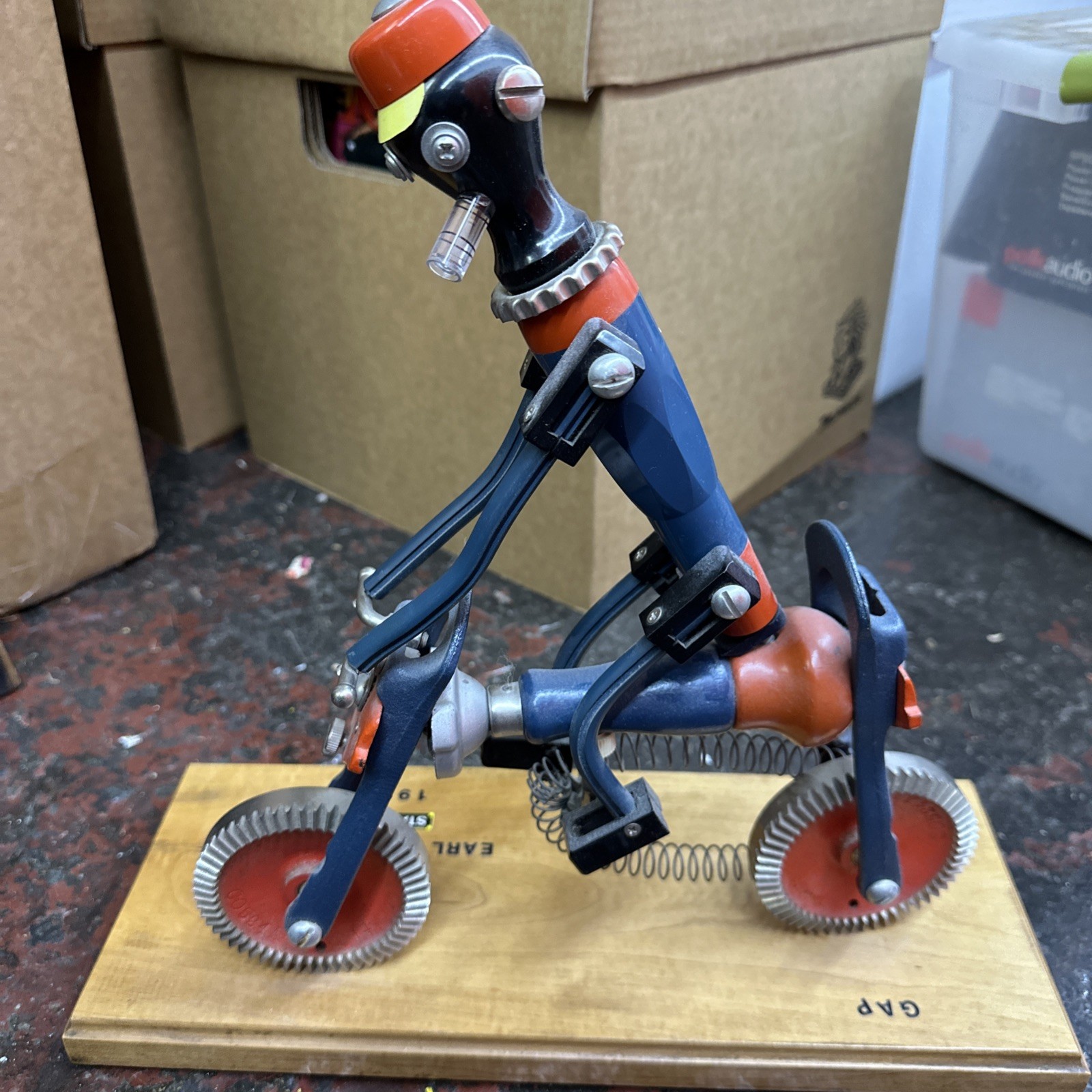 STANLEY Tools Retirement Award Factory Made From Tool Parts Rare Vintage Ooak