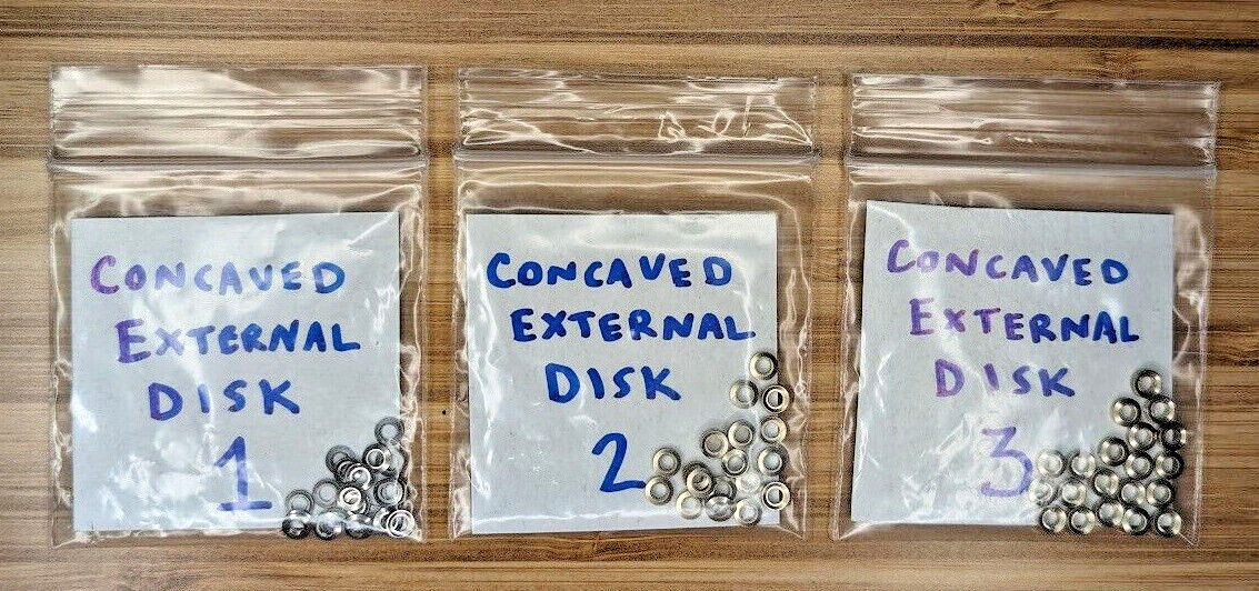 Mul-T-Lock External Master Disk Concaved Master Pins Full Pin Kit Locksmith
