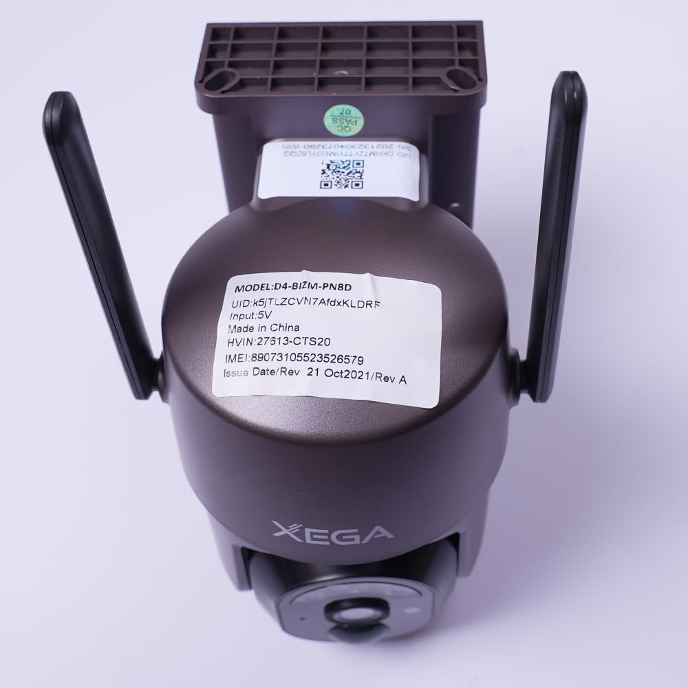 Xega Security Camera Wireless 1 Count (Pack of 1), 1-Pack with Solar Panel