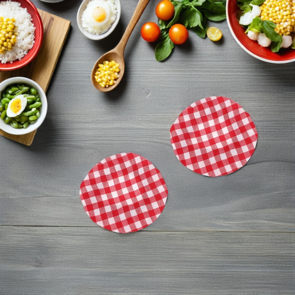 6 Pcs Fermentation Cloth Sourdough Jar Cover Fabric Elastic Bread